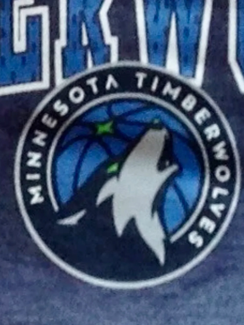 Old Navy NBA Minnesota Timberwolves T-shirt Girls 6/7 Long Sleeve Basketball